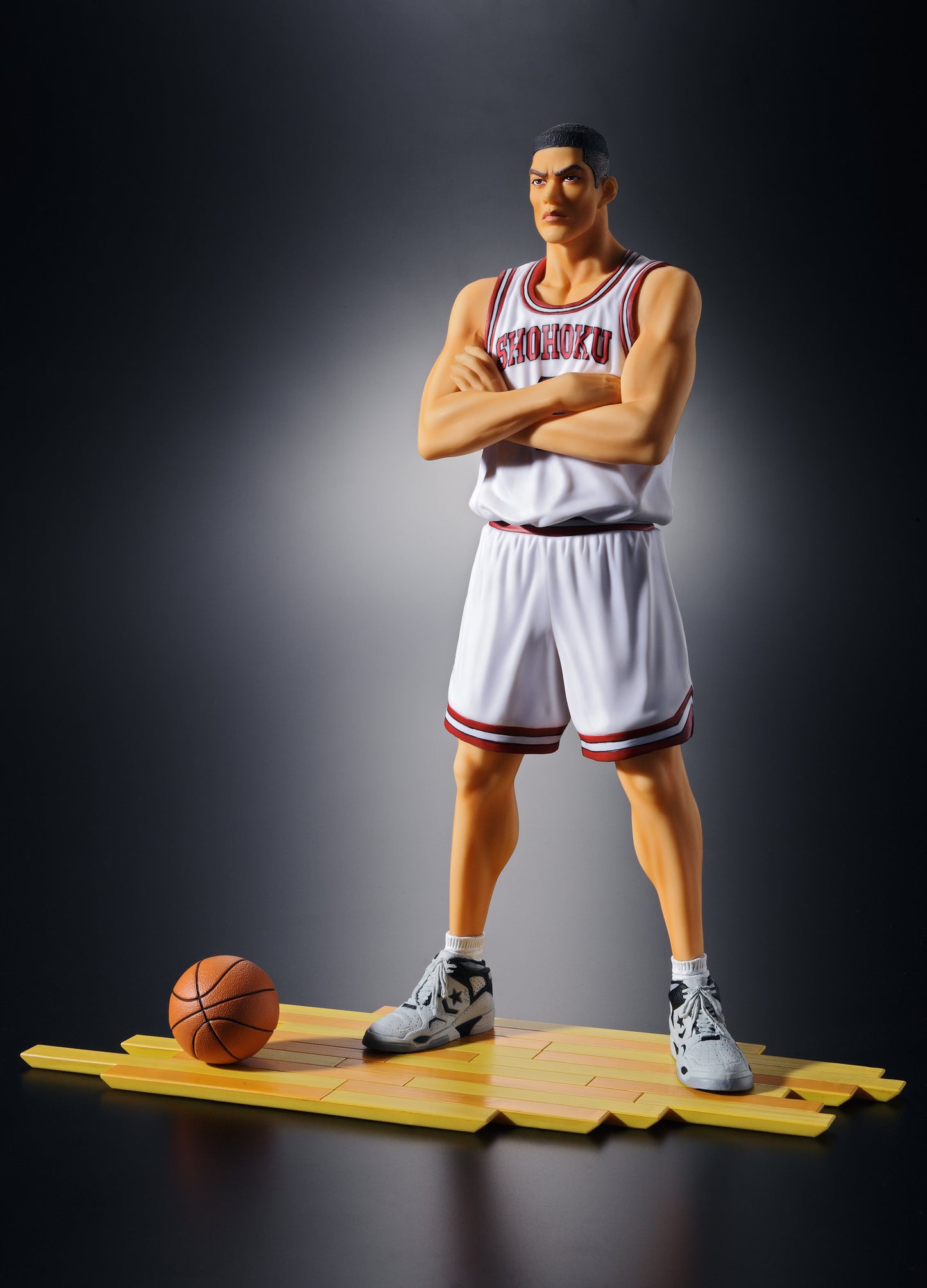 The spirit collection of Inoue Takehiko『 SLAM DUNK 』赤木 刚宪 特別限定 away game ver.(white color uniform) 人物模型(Figure / 手办) ※附 官方传单