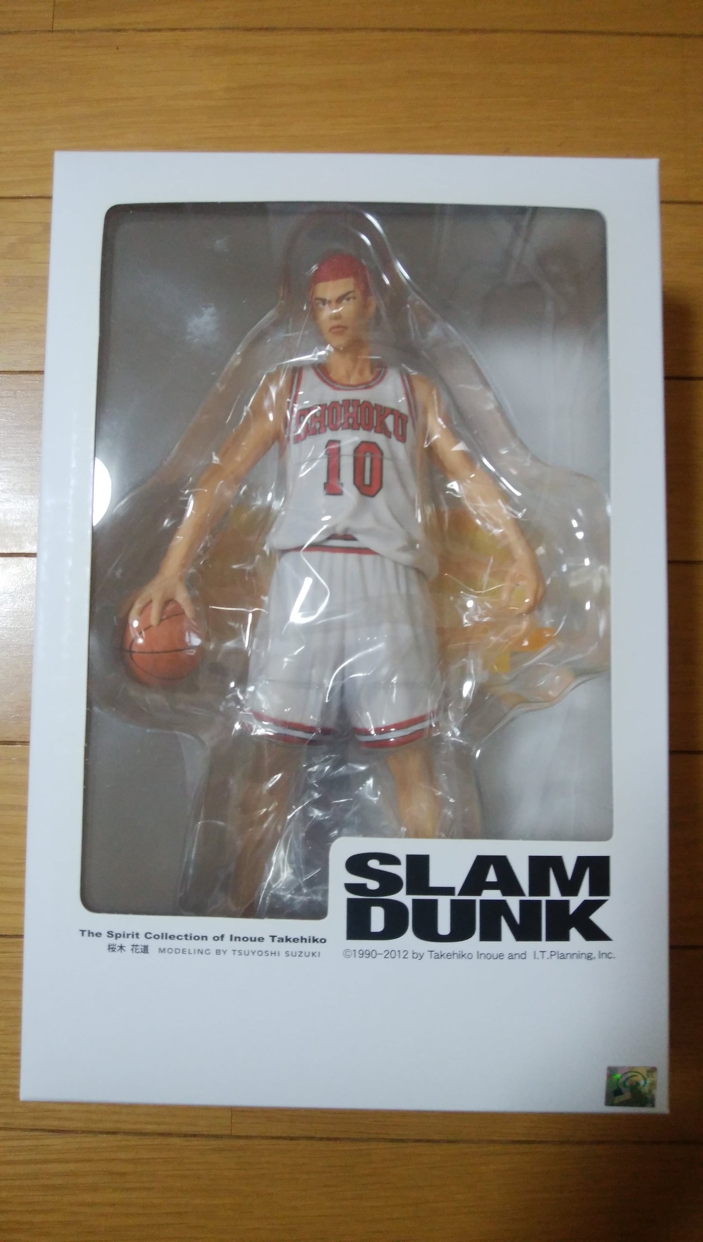 The spirit collection of Inoue Takehiko『 SLAM DUNK 』樱木 花道 特別限定 away game ver.(white color uniform) 人物模型(Figure / 手办) ※附 官方传单