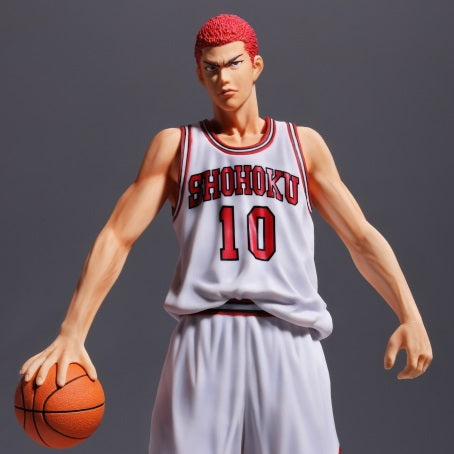 The spirit collection of Inoue Takehiko [ SLAM DUNK ] Hanamichi Sakuragi away game special limited ver.(white color uniform) Complete Figure *Official figure / with official flyer