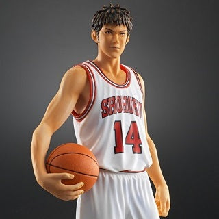 The spirit collection of Inoue Takehiko [ SLAM DUNK ] Hisashi Mitsui away game special limited ver.(white color uniform) Complete Figure *Official figure / with official flyer