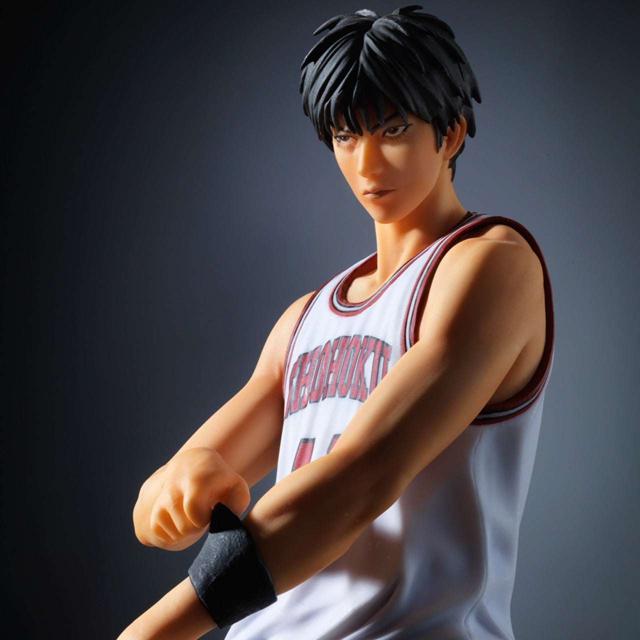 The spirit collection of Inoue Takehiko [ SLAM DUNK ] Kaede Rukawa away game special limited ver.(white color uniform) Complete Figure *Official figure / with official flyer