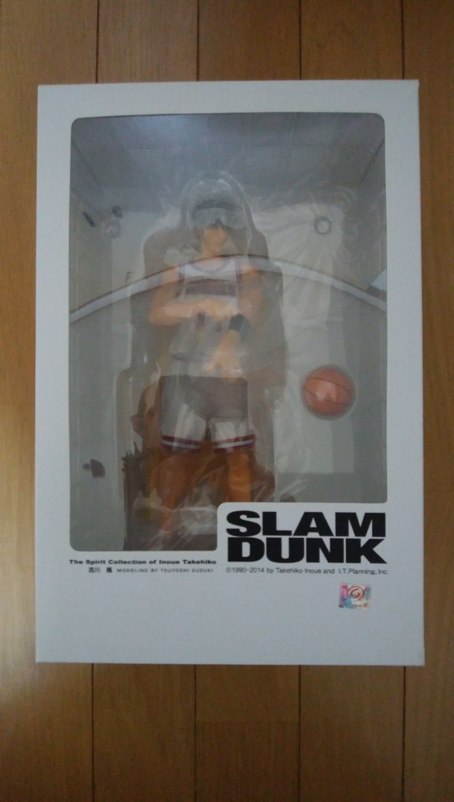 The spirit collection of Inoue Takehiko [ SLAM DUNK ] Kaede Rukawa away game special limited ver.(white color uniform) Complete Figure *Official figure / with official flyer